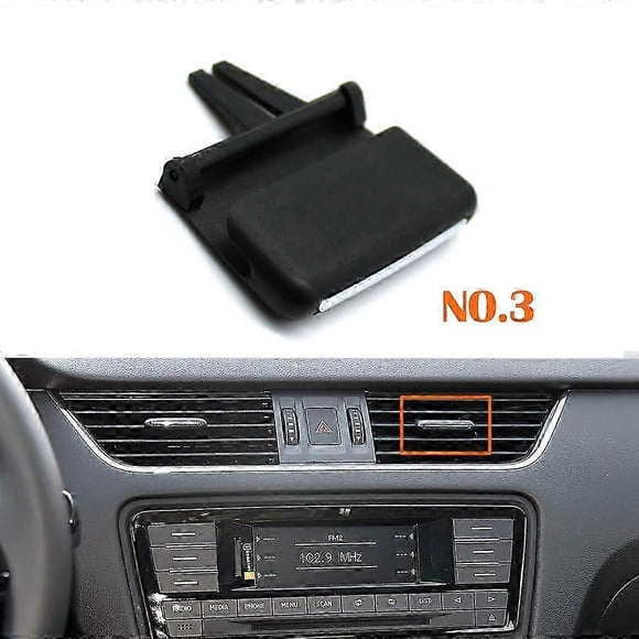 Front Air Conditioner Outlet AC Vent Grille Slider Clip Adjust Knob For Skoda Octavia 3 MK3 A7 RS Combi 2015-2021 5E0819701
