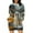 Gray-B, variant on SwiftWear ​Women's Halloween Hooded Dress with Ghost/Pumpkin Print - Spooky Sweatshirt Dresses Casual/Halloween Costume, Dual Pockets, Cozy & Trendy​