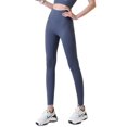 thumbnail image 3 of Pantalones de yoga sin costuras color piel, ropa exterior para mujer, pantalones deportivos ajustados, cintura alta, levantamiento de cadera, pantalones para correr, fitness con cadera de color, 3 of 3