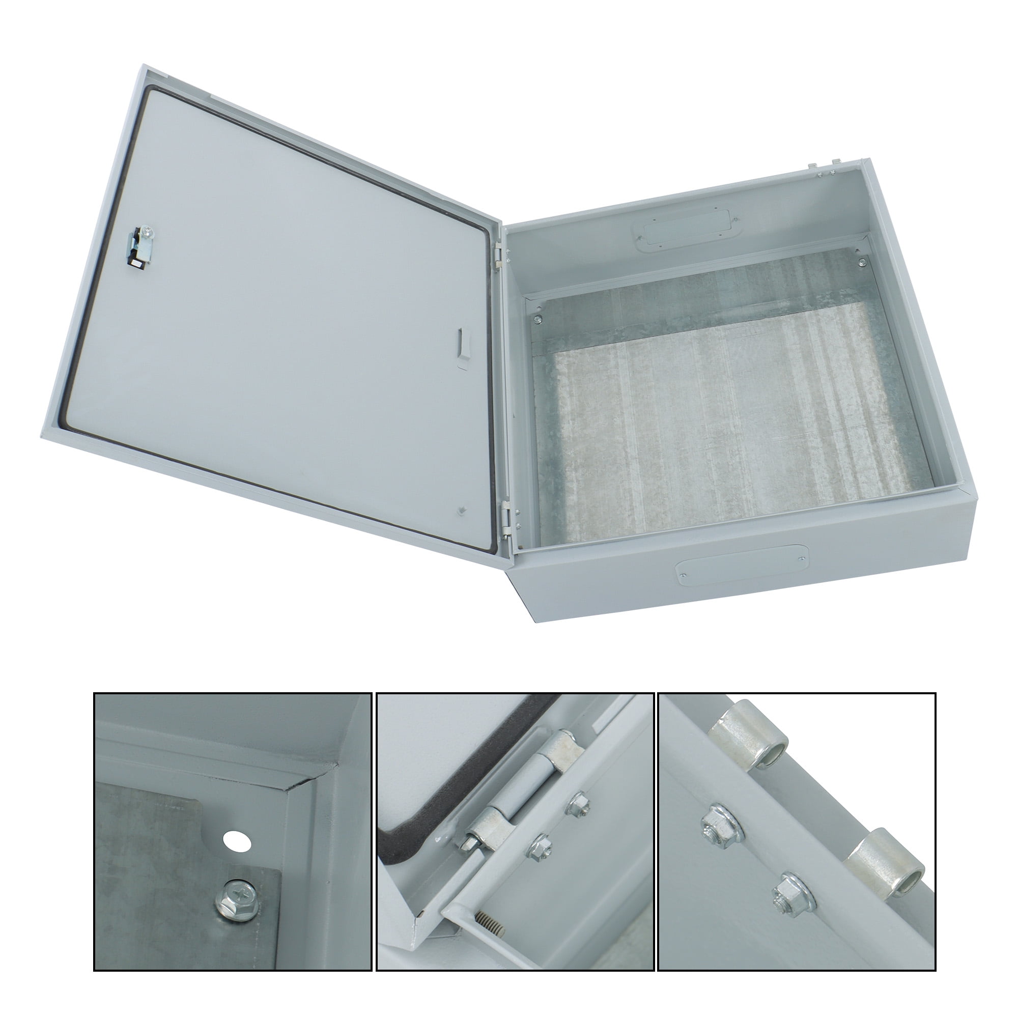 labwork Waterproof Outdoor Electrical Box 24 × 24 × 8'' NEMA 4X Enclosure Steel Box