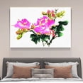 thumbnail image 4 of Póster de lienzo con flores de peonía, decoración de dormitorio, paisaje deportivo, decoración de oficina, regalo, estilo marco, 20 x 30 cm, 4 of 8