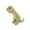 Green, variant on Dinosaur Chew Toy for Dogs and Cats Rubber Teething with Squeaker Interactive Play Durable Plush for Light to Moderate Chewing Orange