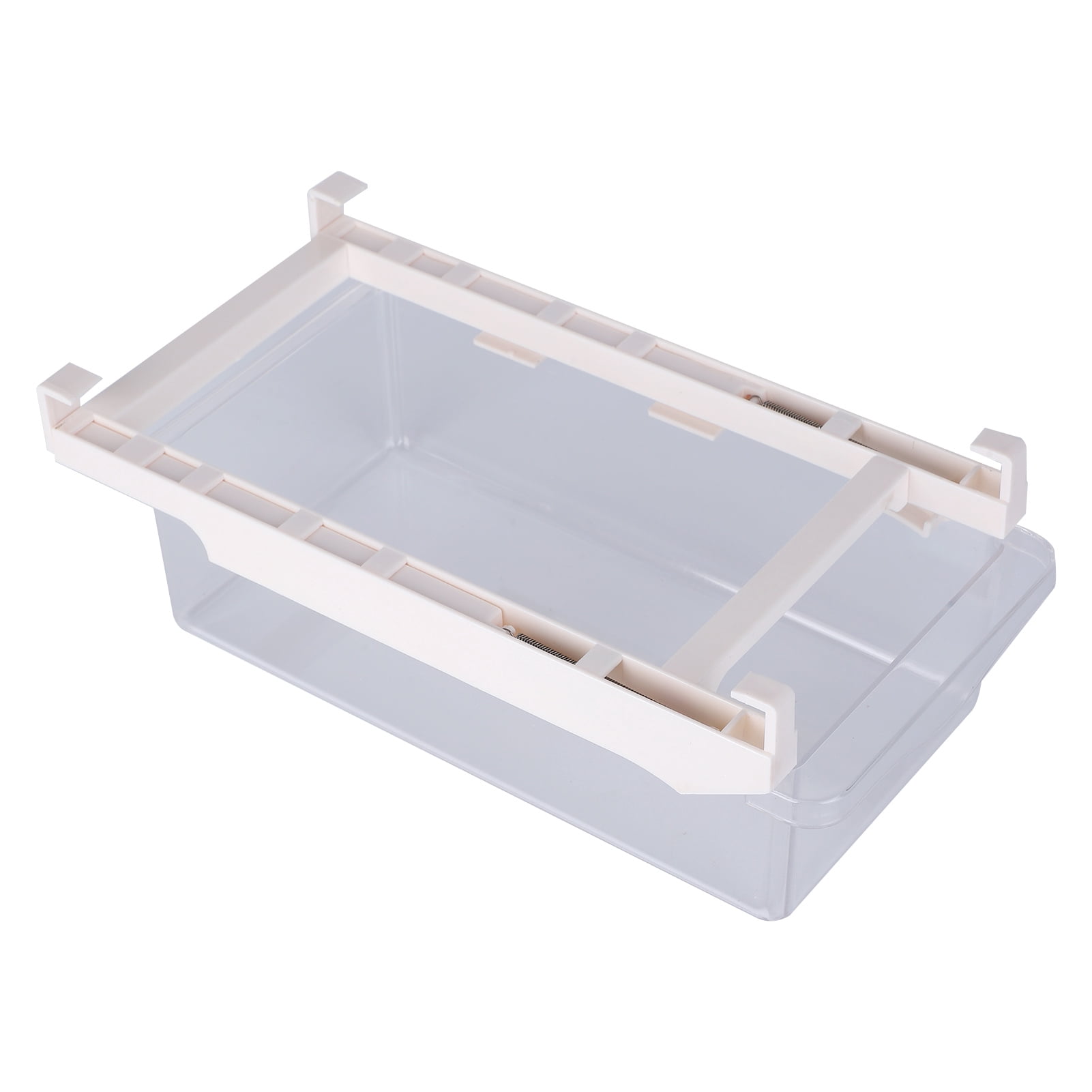 Nieyigj Universal Pull Out Refrigerator Storage Box for Dumplings and Eggs, Adjustable Small Fridge Organizer Drawer, ABS Material, 11.4 inches / 29 cm