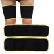 thumbnail image 5 of Soporte ajustable para piernas, envoltura para recuperación de tensión muscular, alivio del dolor, Protector de piernas, estabilizador negro + borde amarillo LNegro (borde amarillo) L, 5 of 8