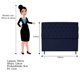 thumbnail image 3 of Cabecera Liverpool queen size - Azul marino WEIK Liverpool, 3 of 3