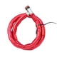thumbnail image 4 of Candado de cable en espiral para bicicleta, rojo, resistente al agua, resistente al óxido, fácil de transportar, candado de seguridad universal para motocicleta, 4 of 5