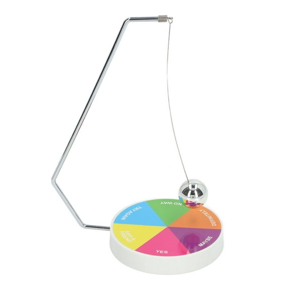 Magnetic Swinging Ball Toys, Magnetic Levitation Decision Ball, Pendulum Toys for Teaching Office Desk Decoration[Colorful]