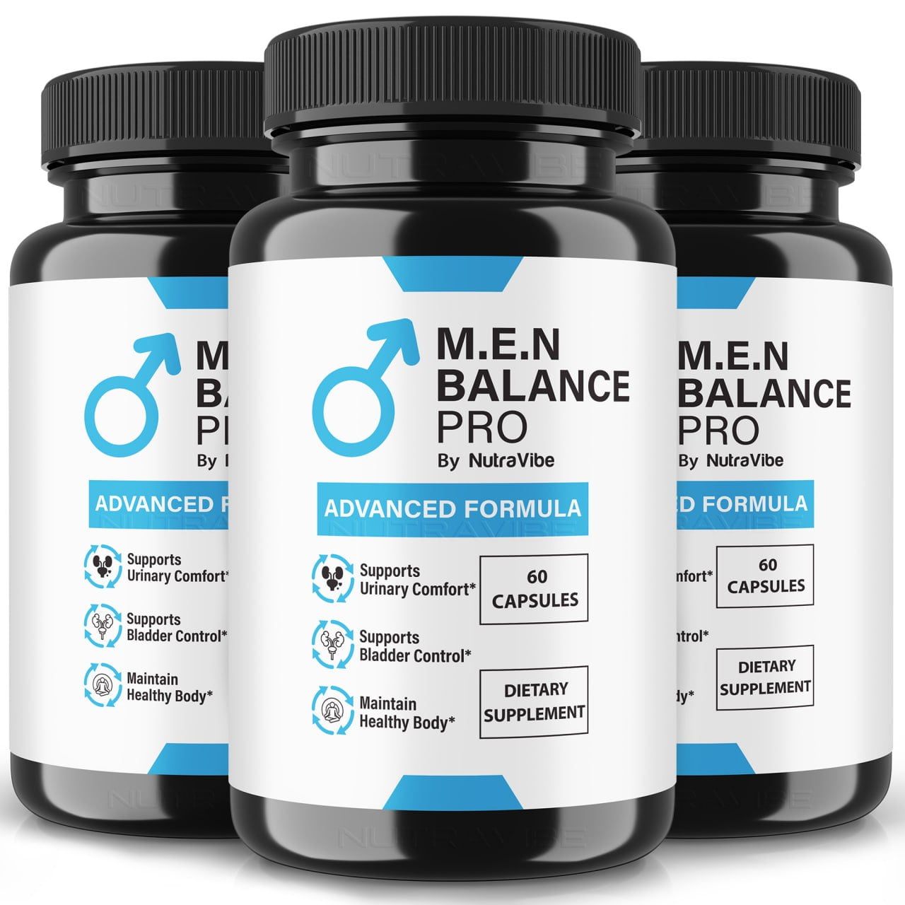 (3 Pack) M.E.N Balance Pro Capsules – Official MENBalance Pro All-Natural Pills for Physical Health & Overall Well-Being, Premium Pastillas for Energy, Vitality & Wellness Support (180 Capsules)