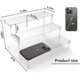 thumbnail image 2 of Acrylic Riser Clear Display Stand Cologne Organizer Acrylic Shelves 3 Tier Shelf for Amiibo Funko Figures Toys, 2 of 5