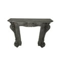 thumbnail image 7 of Creative Co-Op Ornate Decorative Fireplace Mantel, Distressed Black, 7 of 7