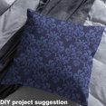 thumbnail image 2 of Castle Fairy Bohemian Damask Fabric by the Yard 1 Yard, Navy Blue Flower Room Decor Fabric by the Yard, Traditional Victorian Floral Fabric for Sewing, Ultra Soft Home Decor, 2 of 6