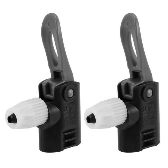 2X Bike Bicycle Dual Pump Nozzle Valve Connector Pumping Parts