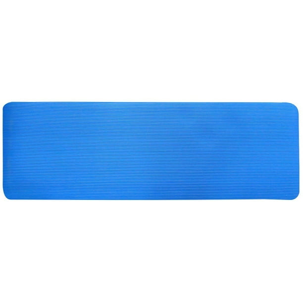 BalanceFrom GoYoga All-Purpose 1/2-Inch Extra Thick High Density Anti-Tear  Exercise Yoga Mat with Carrying Strap Blue