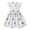 White, variant on Fshinging Dresses For Girl 2025 Party Cute Cartoon Clouds Elephant A-Line Party Casual Summer Full Print Princess Dress Size 8-10