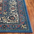 thumbnail image 3 of SAFAVIEH Journey Elfrida Medallion Machine Washable Runner Rug, Blue/Ivory, 2'2" x 8', 3 of 7