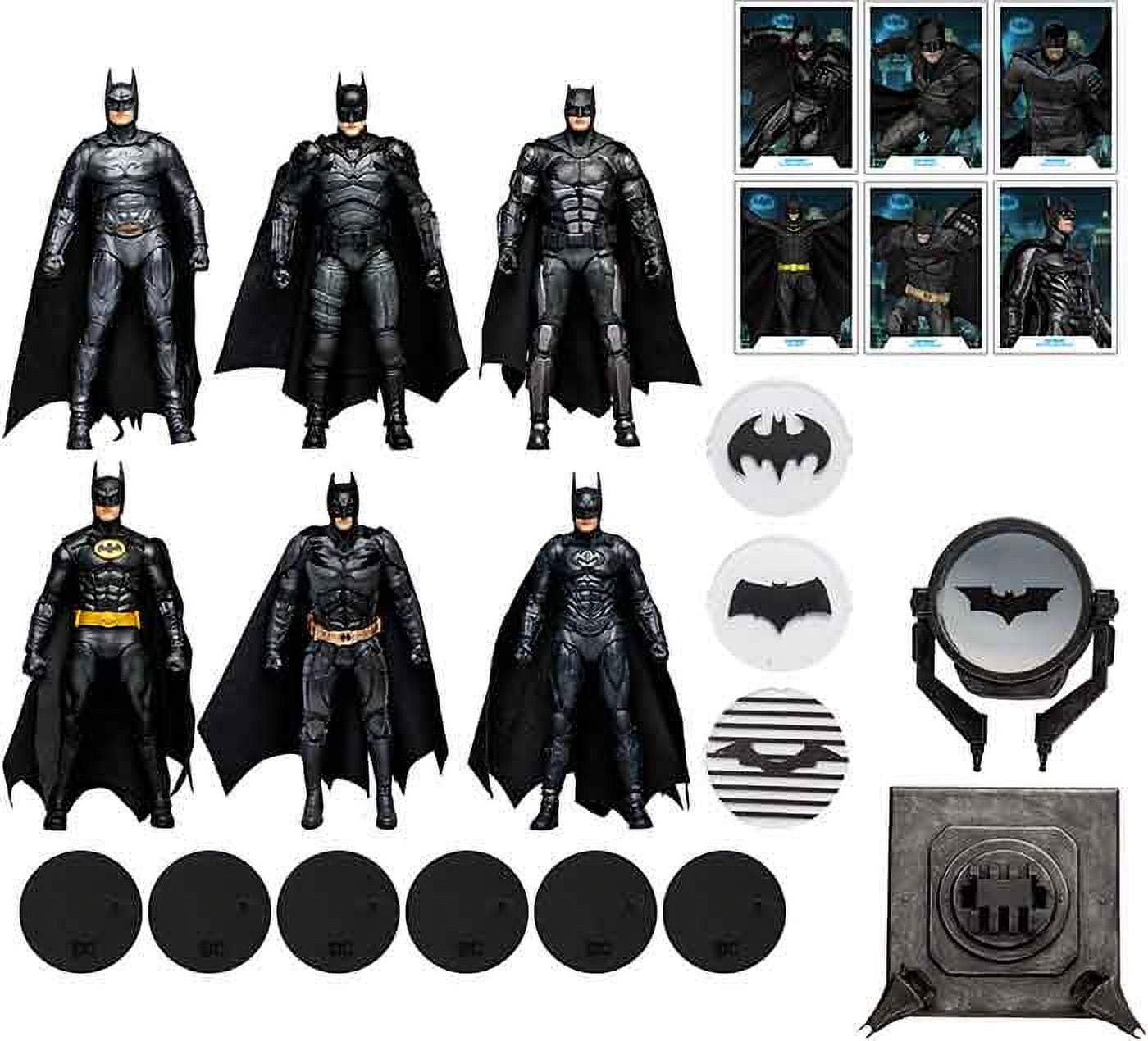 DC Multiverse Ultimate Movie Batman 6-Pack Collectible Comics Toys