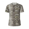 thumbnail image 4 of T Shirt For Men Snakeskin Print Sportswear T-Shirt Summer Animal Skin Aesthetic Hippie Tee Shirt For, 4 of 7