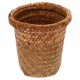 thumbnail image 1 of Cesta tejida de algas marinas Cesta de basura pequeña Cesta tejida Cesta de basura para sala de estar, 1 of 5