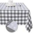 thumbnail image 1 of Vinyl Table Cloth, Oil-Proof Spill-Proof 100% Waterproof PVC Square Tablecloth, Wipeable Plastic Table Cover for Outdoor, Picnic, Camping, 1 of 1