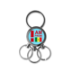 thumbnail image 1 of Soy de Nigeria Llavero de metal de acero inoxidable Llavero Anillo de cadena Llavero, 1 of 3