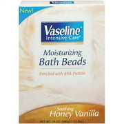 Angle View: Vaseline Intensive Care Soothing Honey Vanilla Moisturizing Bath Beads , 24 fl oz