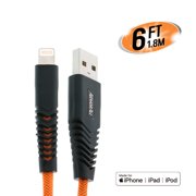 Armorall Lightning USB Cable MFI Certified , Orange