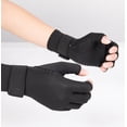 thumbnail image 5 of 1 par de guantes de compresión de cobre para artritis para mujeres y hombres, guantes de compresión sin dedos para túnel carpiano, dolor de manos, conducción, 5 of 5