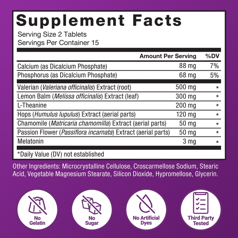 Force Factor Somnapure Sleep Aid, 3mg Melatonin, 30 Tablets photo 5