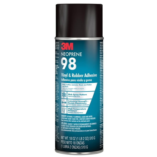3m 9824 18 Oz. Neoprene Rubber And Vinyl 98 Spray Adhesive Walmart