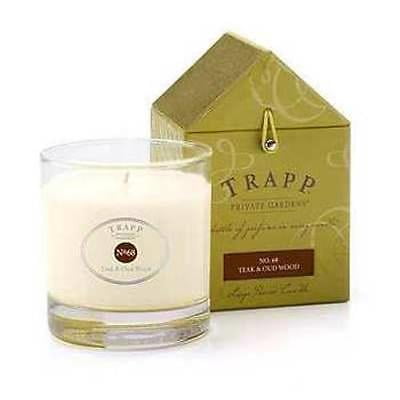Trapp Candle Flowers - Trapp Candles Teak & Oud Wood No. 68