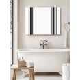 thumbnail image 6 of Black White Stripe, Wall Art for Living Room, Canvas Picture Wall Decor for Bathroom Bedroom, Abstract Geometric Painting Artwork for Office Kitchen Hallway Dining Room Home Decorations 12"x16", 6 of 8