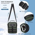 thumbnail image 6 of WITZMAN Crossbody Bag for Men Small Travel Messenger Bag Shoulder Purse Side Bag for Work Traveling(B708 Army Green), 6 of 7