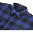 thumbnail image 3 of Camisa Hombre Manga Larga Cuadros Franela Casual Moda, 3 of 8