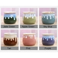 thumbnail image 4 of CAROOTU Mini Cute Ceramic Flower Pots Planting Pot Cactu Faux Plants Containers for, 4 of 6