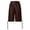 c01Brown, variant on Men's Solid Color Medium Length Casual Pants Vintage Performance Suit Strapped Men's Quarter Pants Black S