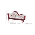 thumbnail image 2 of GOOHOCHY Miniature Sofa Wood 1Pcs 6.72X3.14X2.24in, 2 of 8