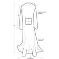 thumbnail image 6 of Catalonia Wearable Fleece Blanket with Sleeves and Foot Pockets for Adult Women Men, Micro Plush Comfy Wrap Sleeved Throw Blanket Robe Large, Dalmatian, 6 of 7