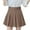 Khaki, variant on Waist Mini Skirt High Fashion Pleated Waist Women's Casual Slim Skirt Tennis Skirt