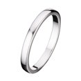 thumbnail image 2 of Tungsten Carbide Classic Wedding Ring Polished Band 2mm Thin, 2 of 5
