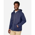 thumbnail image 2 of CORE365 CE808 Unisex Techno Lite Hybrid Hooded Jacket-Classic Navy-4XL, 2 of 6