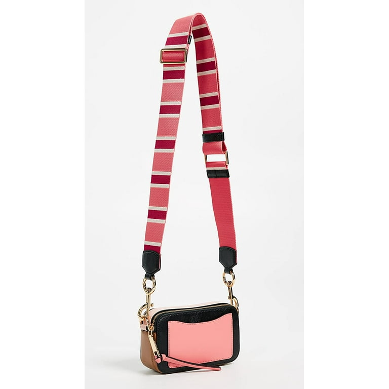 Marc Jacobs Women's Snapshot Camera Bag, Black/Gazelle, One Size