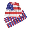 thumbnail image 1 of GPOECD Tenues Décontractées Assorties pour la Famille, T-Shirts Confortables pour Parent-Enfant, Ensembles de Usage Quotidien avec Sandales et Sandales de Plage Rouges, 7-8 Ans, 1 of 4