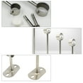 thumbnail image 2 of Miangastore Ceiling Mount Heavy Duty Rod Bracket Silver 2Pcs 5.9X3.1X1.8In, 2 of 9
