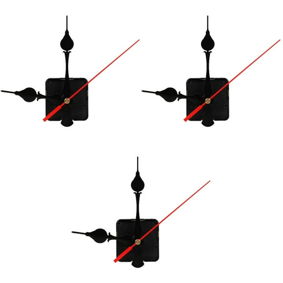 3 Sets Clock Movement Mechanism Replacement Battery Wall