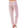 thumbnail image 4 of Casual Nights Women's V-Neck Long Sleeve Print Pajama Set - Thermal/Pink, 4 of 4