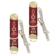 thumbnail image 4 of ColoMX 2 juegos Elegante y duradero Exquisito estuche de metal Mezuzah con pergamino kosher para puerta Mitzvá judía y placa de bendición de la casa Decoración tradicional judaica para el hogar, 4 of 7