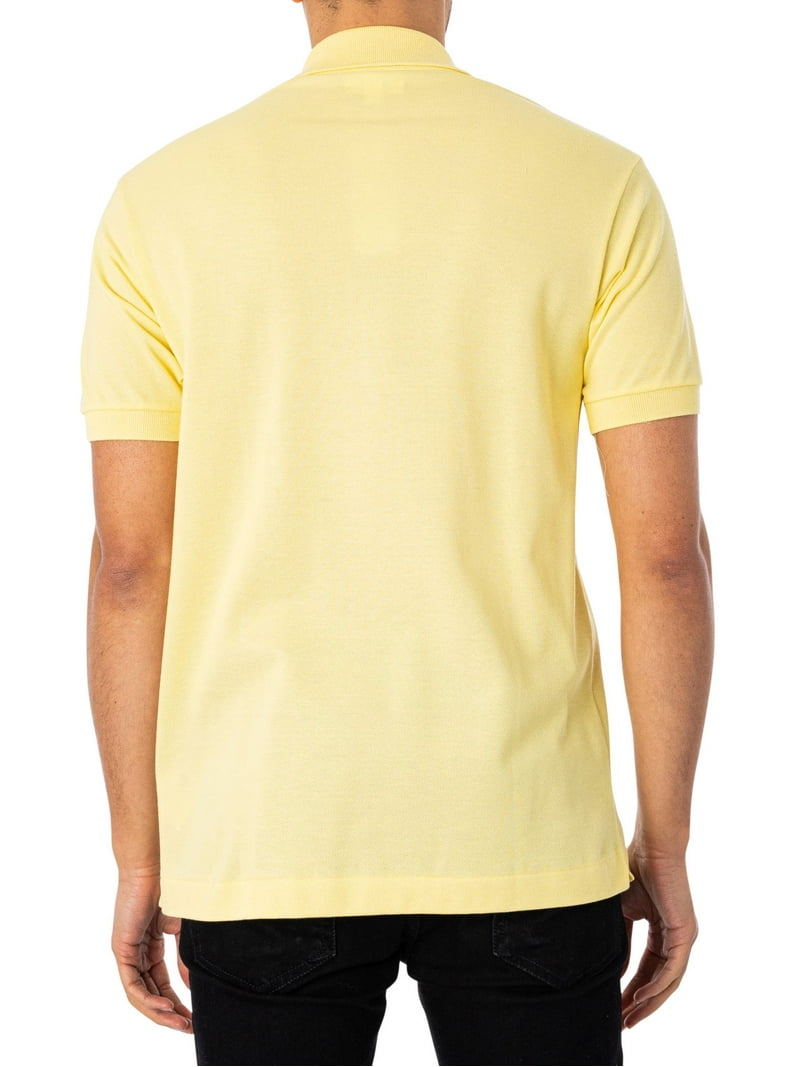 Lacoste Classic Fit Polo Shirt, Yellow - Walmart.com