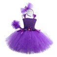 thumbnail image 6 of REDARER Girls Christmas Light Up Fairy Tutu Dress Set with Wings Wand Headband for Holiday Party Cosplay Dress Up,7-8 Years, 6 of 8