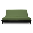 thumbnail image 2 of Premium Cotton/Polyester Futon Cover by Prestige Furnishings - Solid Collection - Solid Olive Green - Full Size (54" x 75"), 2 of 6