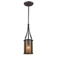 thumbnail image 1 of ElkGroup International 15033/1 Barringer 1-Light Mini Pendant And Tan Mica Shade, 1 of 2